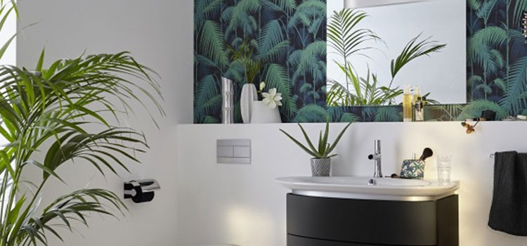 Papier peint WC jungle