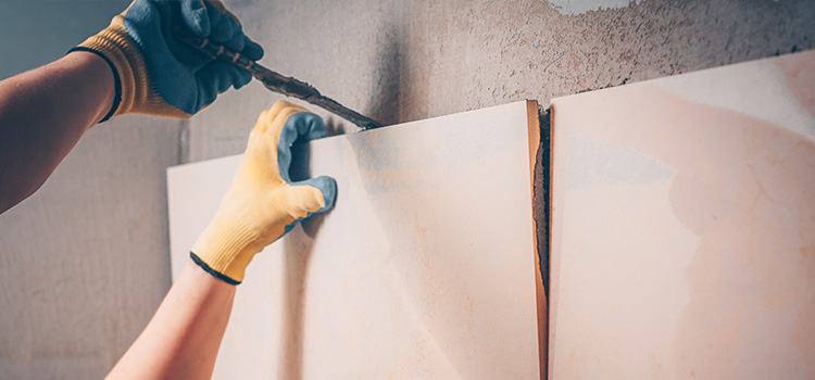 Carrelage murs en placo