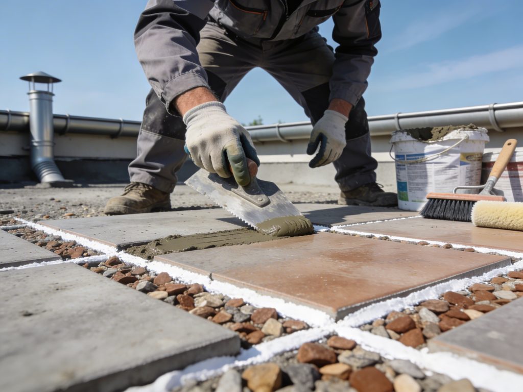 Jointoyer un carrelage extérieur